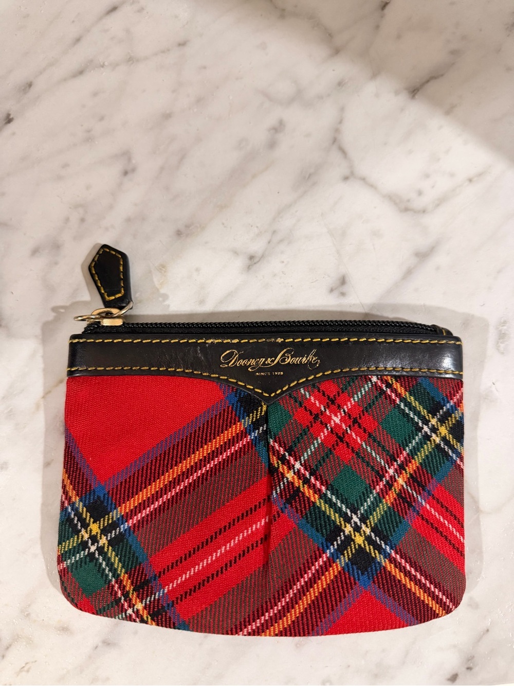 Dooney & Bourke Red Tartan Plaid Pouch
Cosmetic Clutch Case